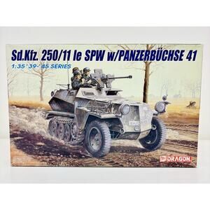 Dragon Sd.Kfz. 250/11 Le SPW w/ Panzerbuchse 41 1:35 Plastic Model Kit 6132 NIOB